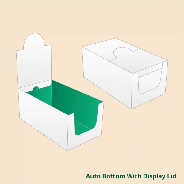 Auto Bottom with Display Lid | Retail-Ready Boxes