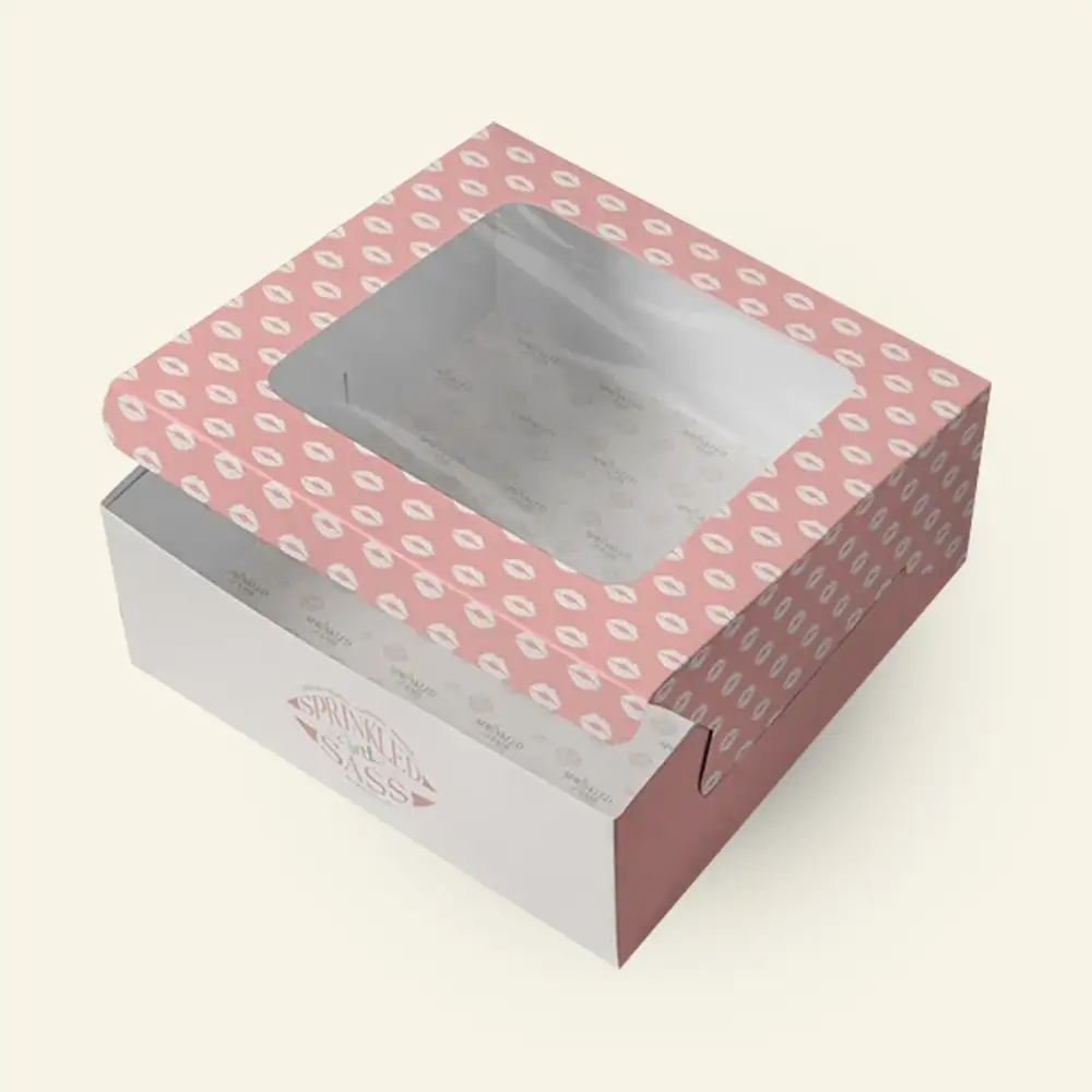 branded cake boxes