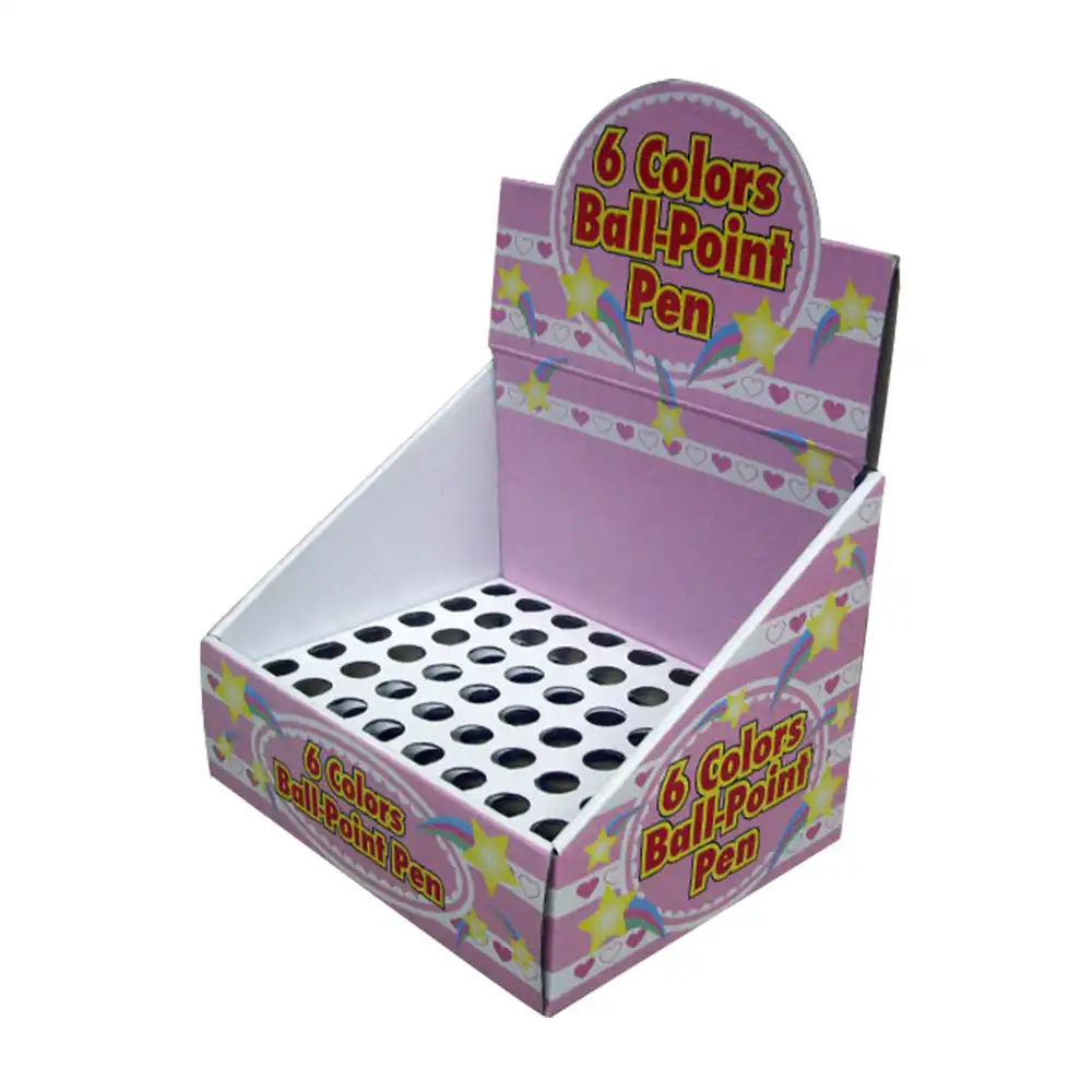 corrugated display boxes with dividers