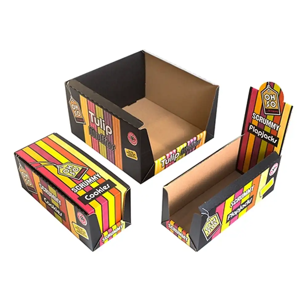 corrugated product display boxes