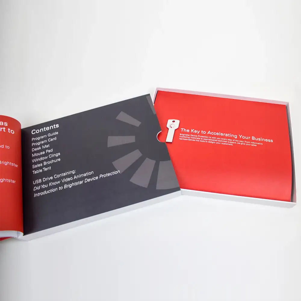 cuastom printed book gift packaging