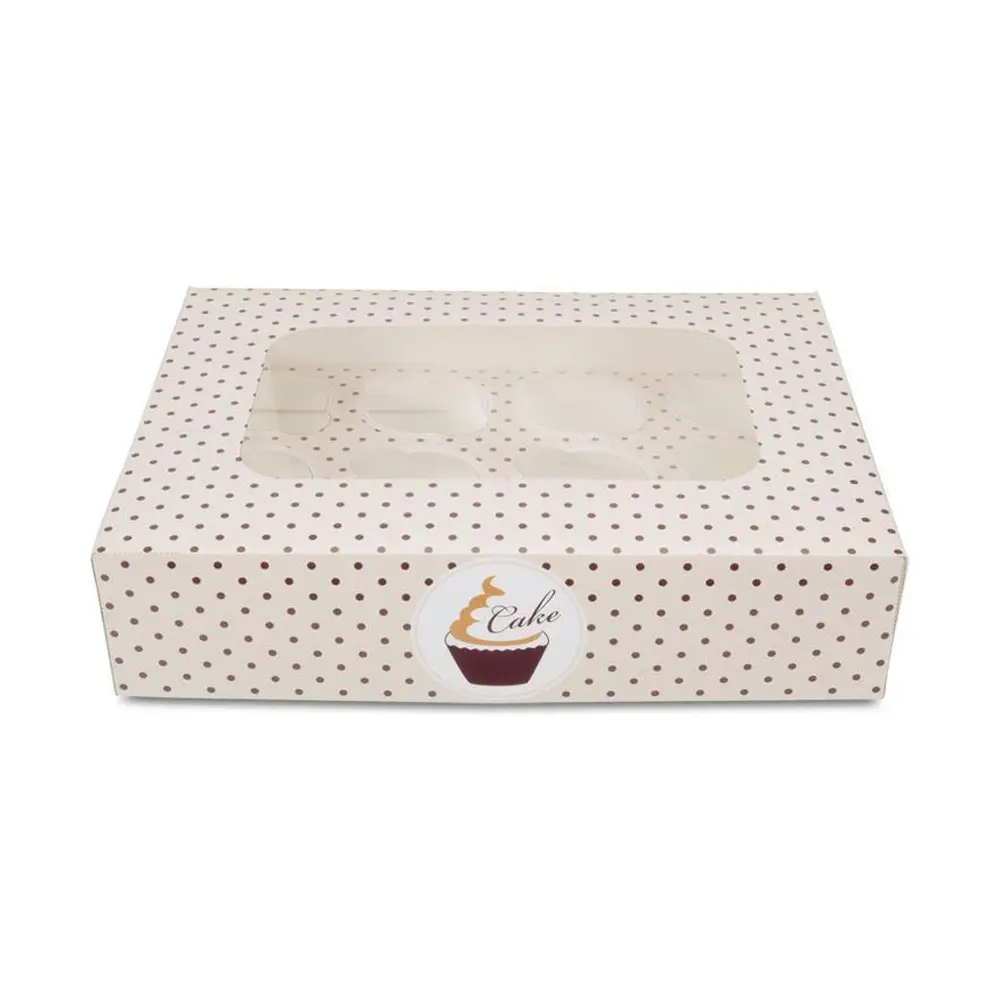 custom cardboard cupcake boxes