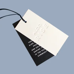 custom clothing hang tags with string