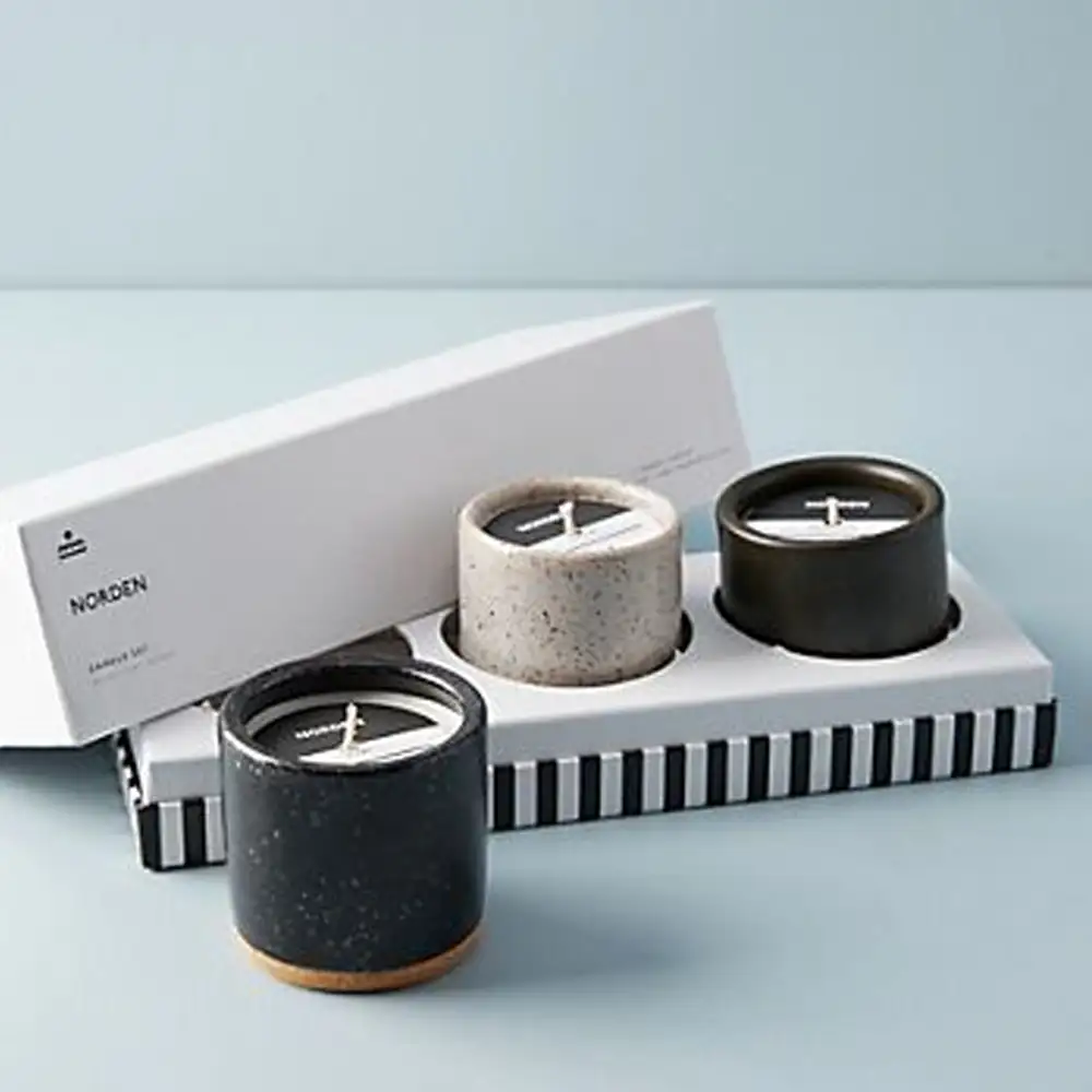 personlized candle gift set boxes