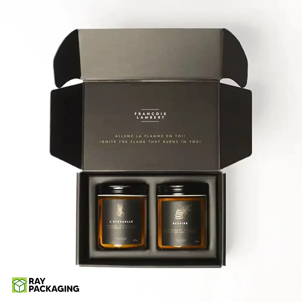 candle mailer boxes with divider