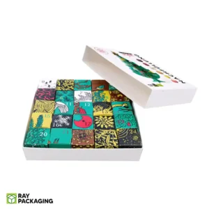 cardboard advent calendar box
