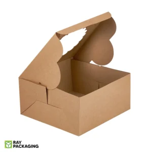 kraft cake boxes with window