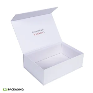white magnetic gift box
