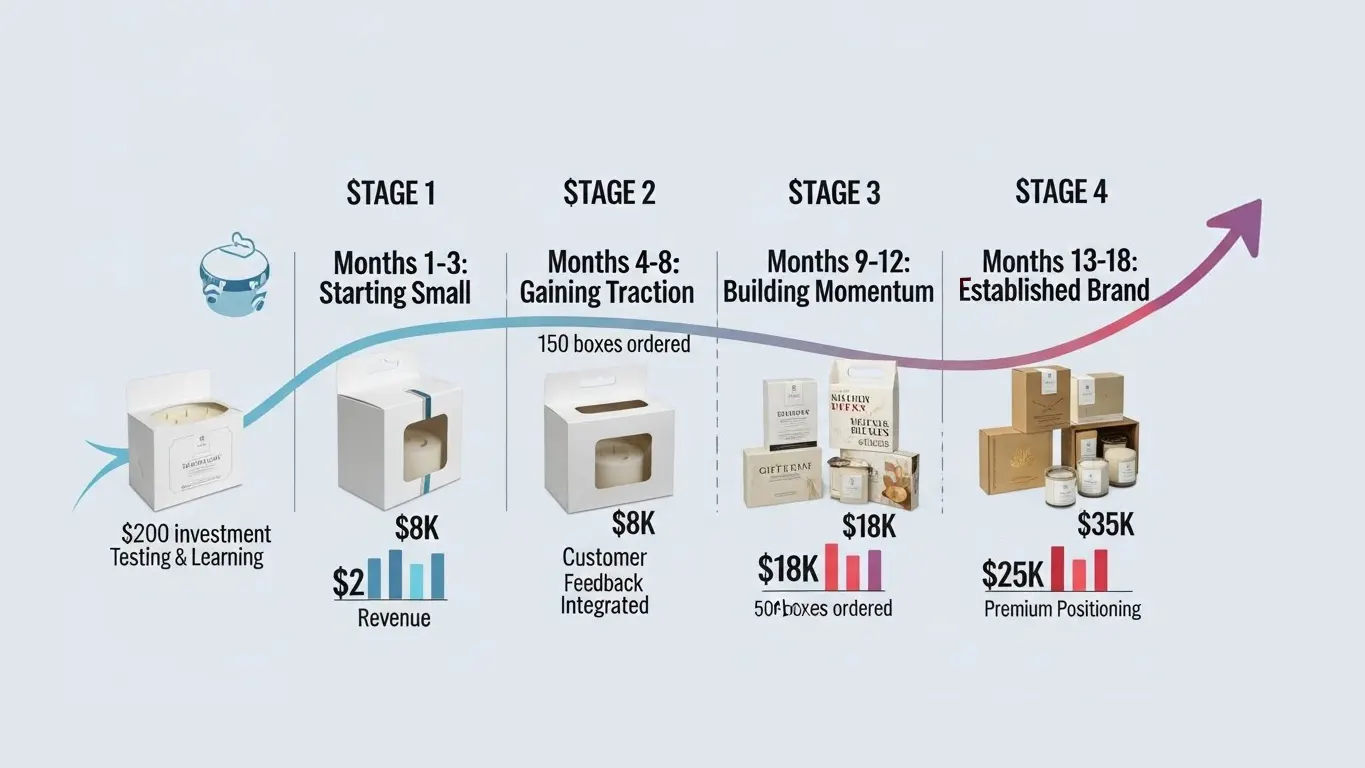 Small Batch Success Finding Quality Custom Made Candle Boxes with No Minimum Order Requirements