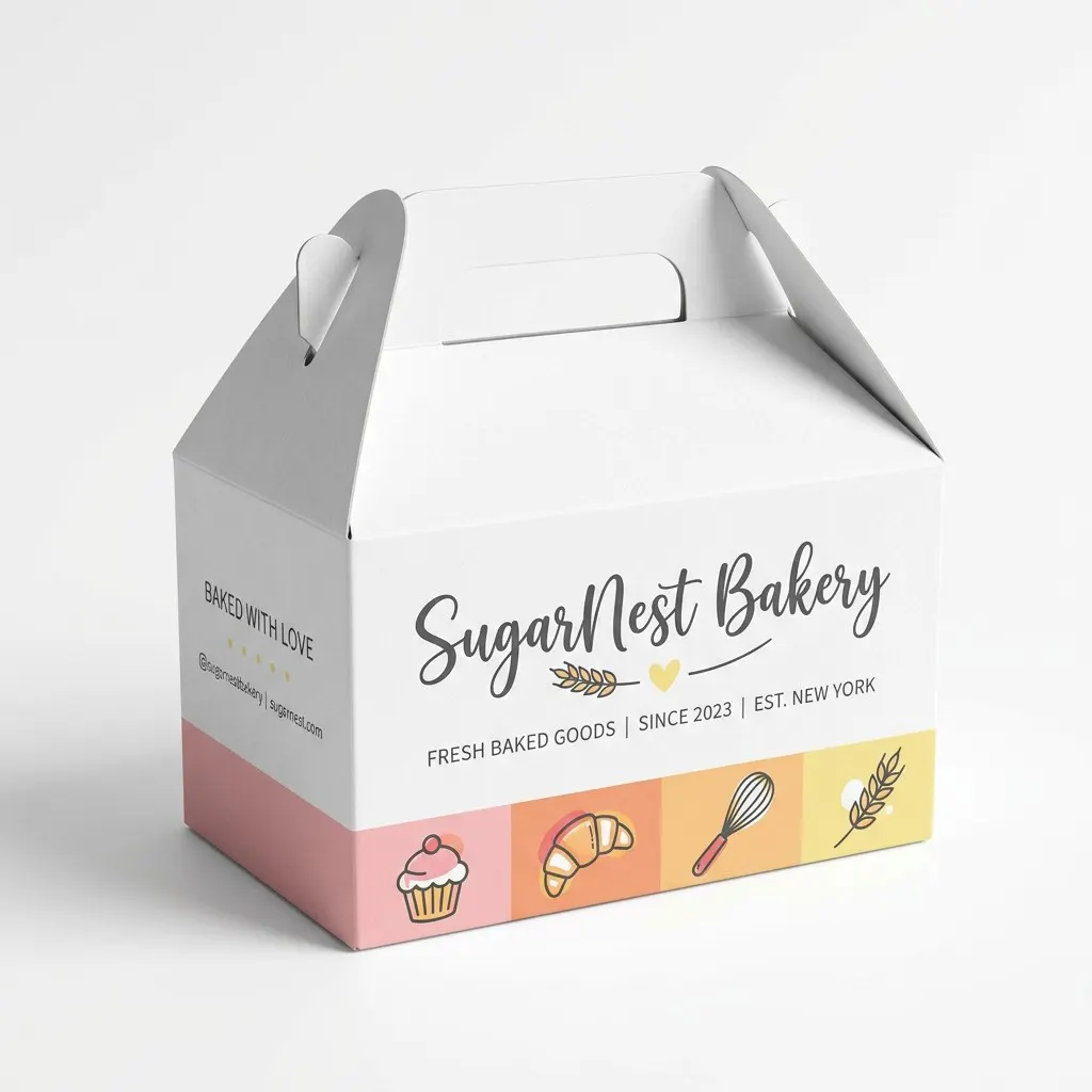 corrugated gable box