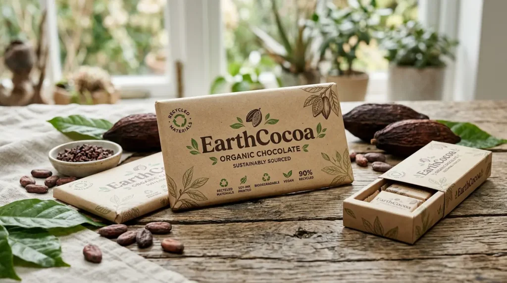 kraft board chocolate packaging