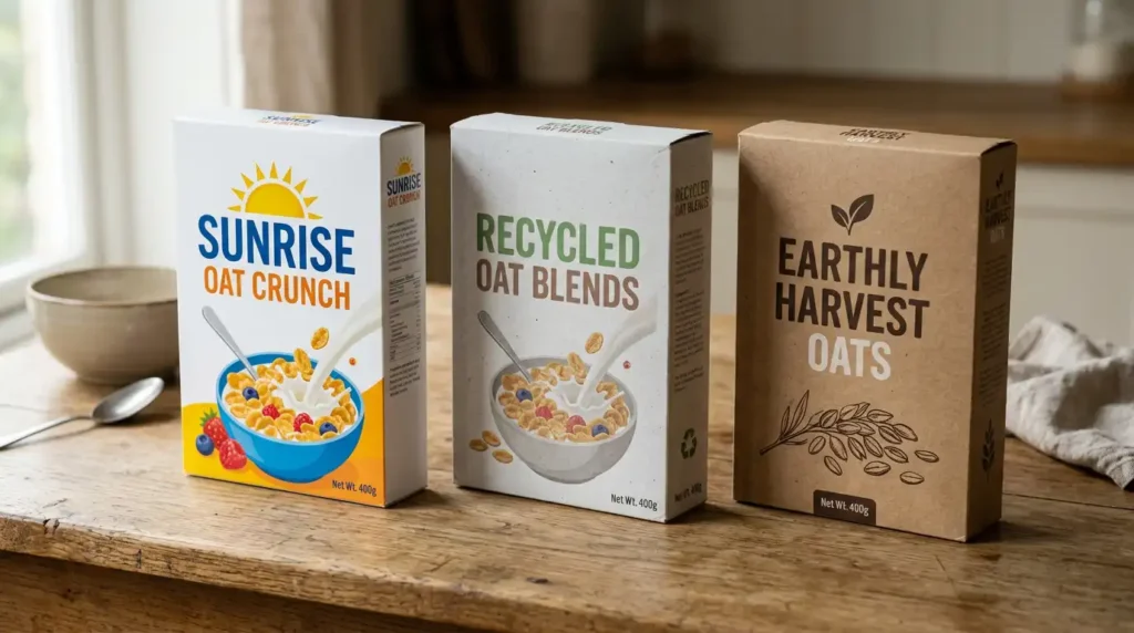 kraft crb & sbs cardboard cereal boxes