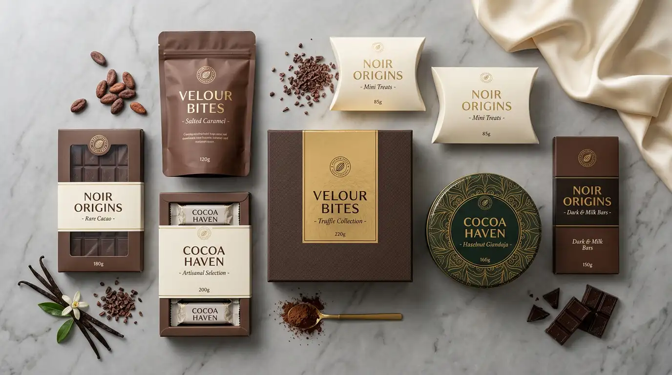 chocolate packaging variety