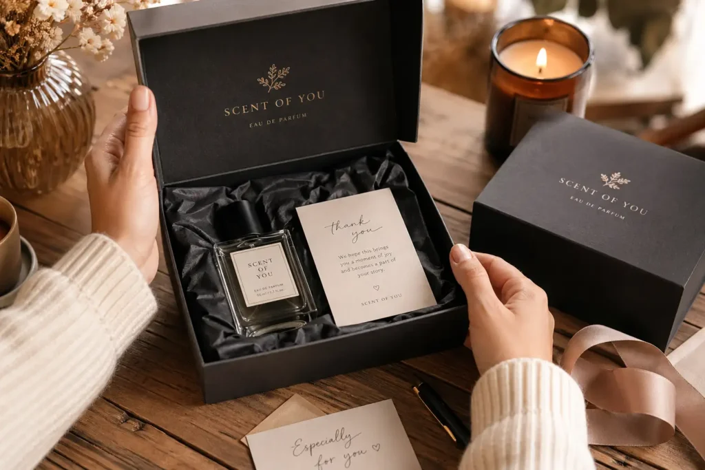 luxury perfume box unboxing