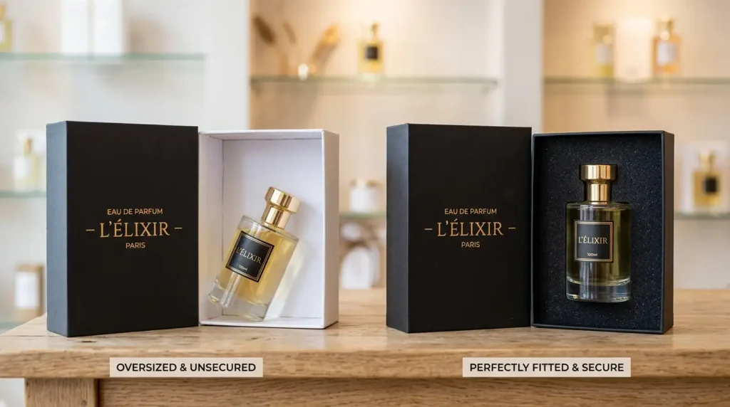 secure & insecure perfume boxes comparison