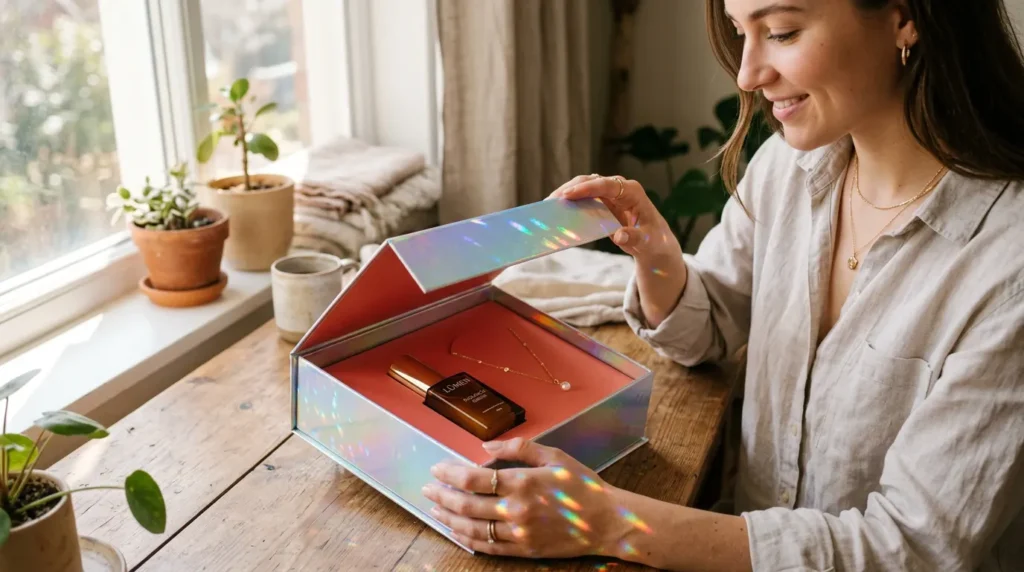 unboxing holographic boxes